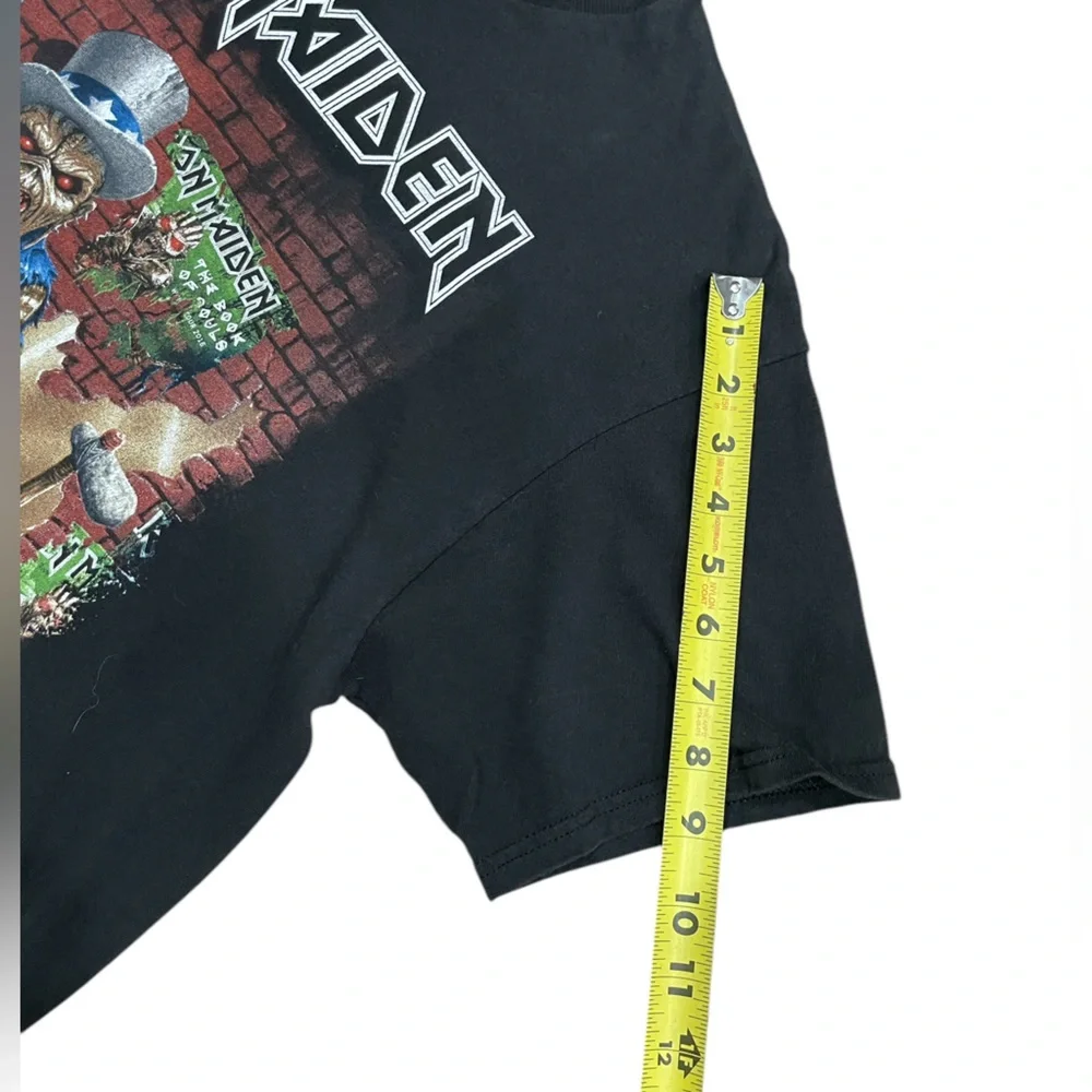 Iron Maiden The Book Of Souls US Tour 2017 T-Shirt Black Band Tee Men’s Large - Picture 8 of 11